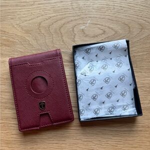 Travando Burgundy Card Holder Wallet